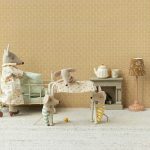 Maileg Nursery Table, Baby Mouse – Off white