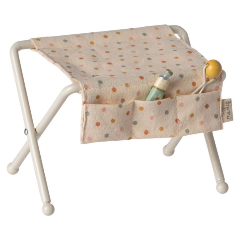 Maileg Nursery Table, Baby Mouse – Off White