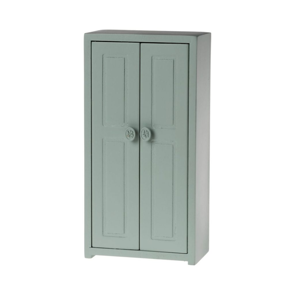 Maileg Closet, Mouse – Soft blue