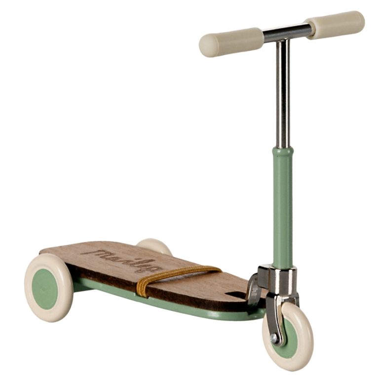 Maileg Kick Board, Mouse - Mint