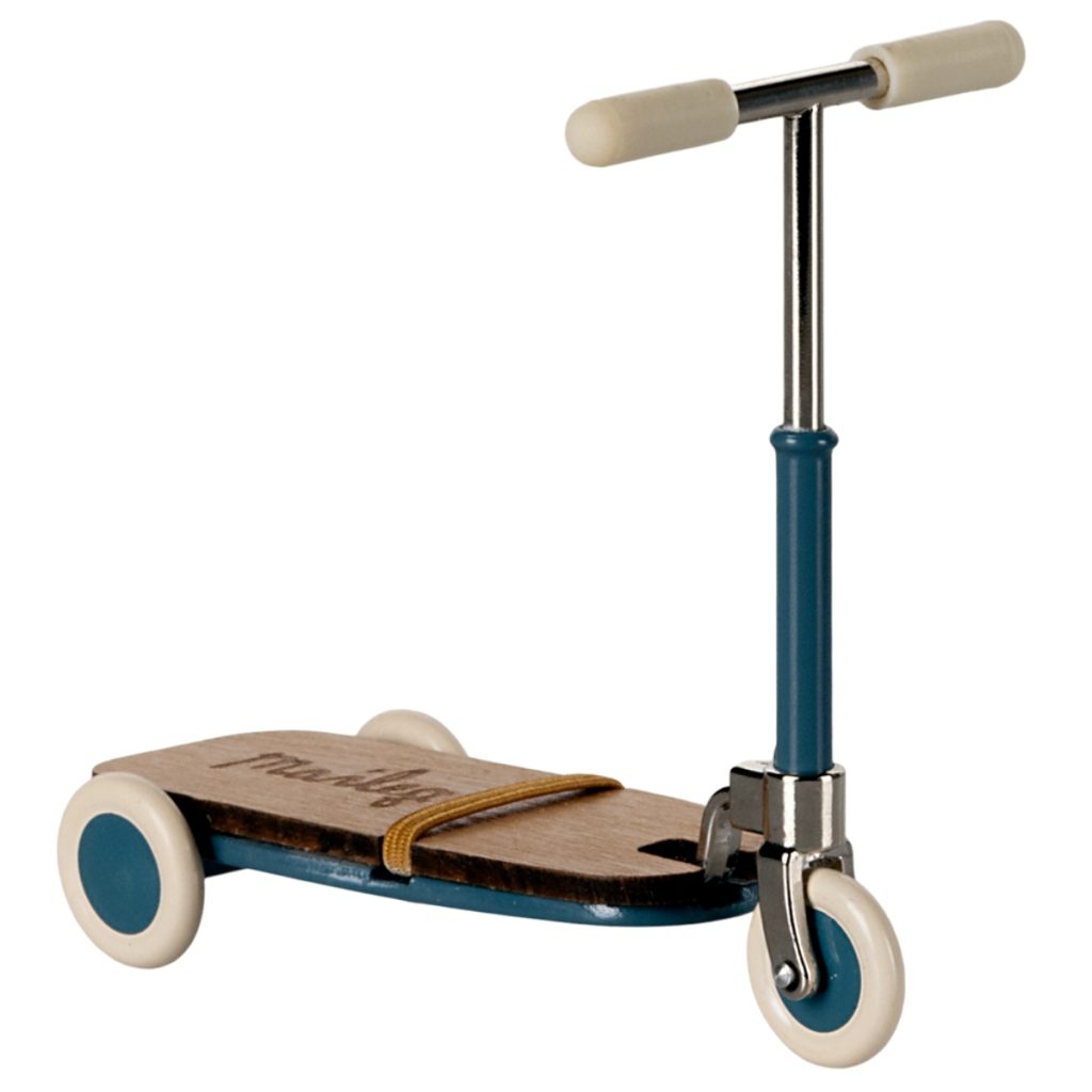 Maileg Kick Board, Mouse, Blue