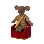Maileg Folding chair, Mouse – Red