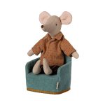 Maileg Folding chair, Mouse – Mint