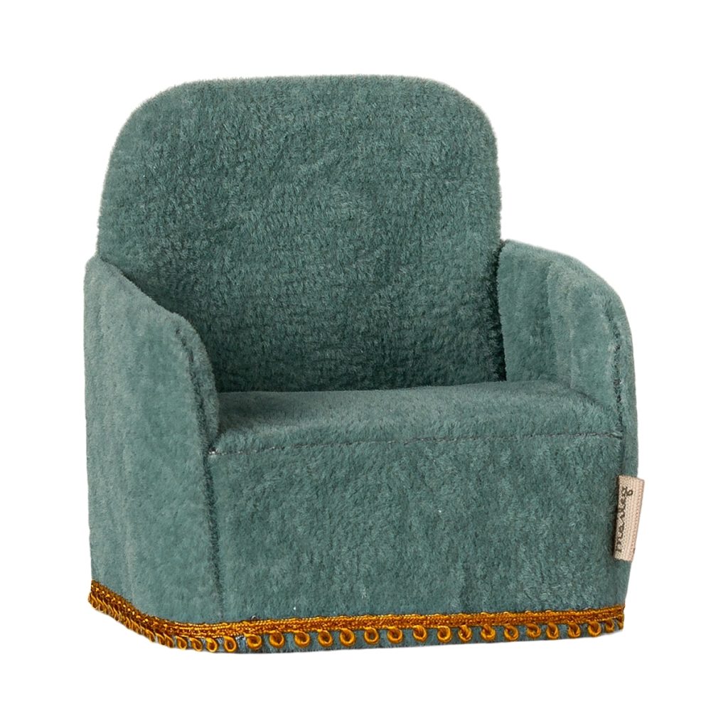 Maileg Folding chair, Mouse – Mint