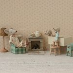 Maileg Twins, Baby Mice in Matchbox