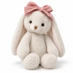 Marshyellow, White Hoppy Bunny, Powder Ribbon - Main Image