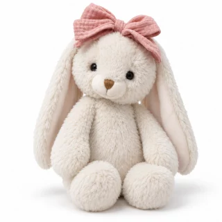 Marshyellow, White Hoppy Bunny, Powder Ribbon