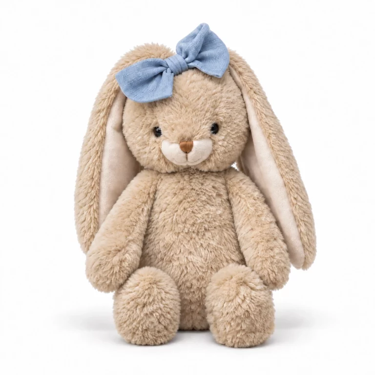 Marshyellow Hoppy Bunny, Sky Blue Ribbon