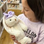 Marshyellow, White Hoppy Bunny, Lavender Cake Ribbon - Gallery Image