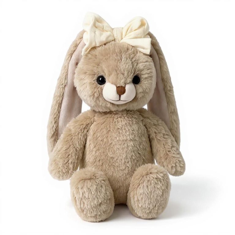 Marshyellow Iepuraș Hoppy, Panglică Galben-Pastel - Imagine produs
