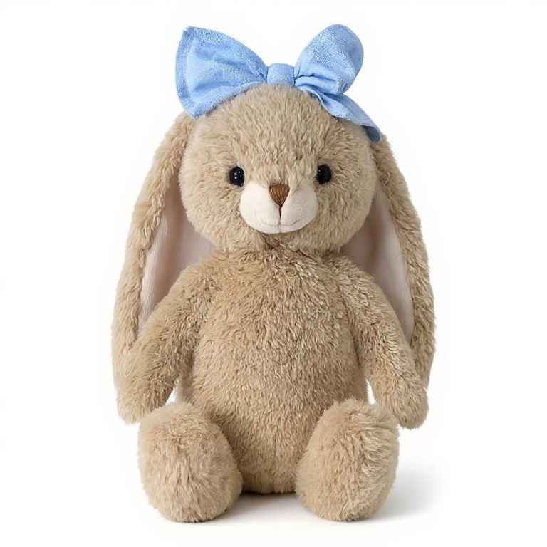 Marshyellow Hoppy Bunny, Sky Blue Ribbon