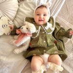 Marshyellow Oliver Puppy, Strawberry Gelato Scarf - Gallery Image