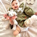 Marshyellow Oliver Puppy, Strawberry Gelato Scarf - Gallery Image