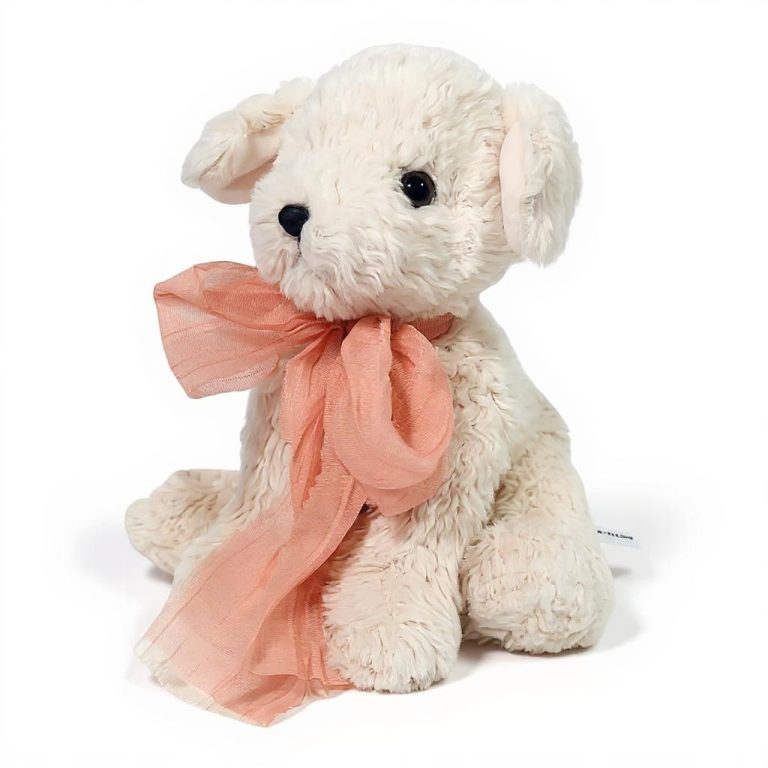 Marshyellow Oliver Puppy, Strawberry Gelato Scarf