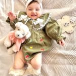 Marshyellow Oliver Puppy, Strawberry Gelato Scarf - Gallery Image