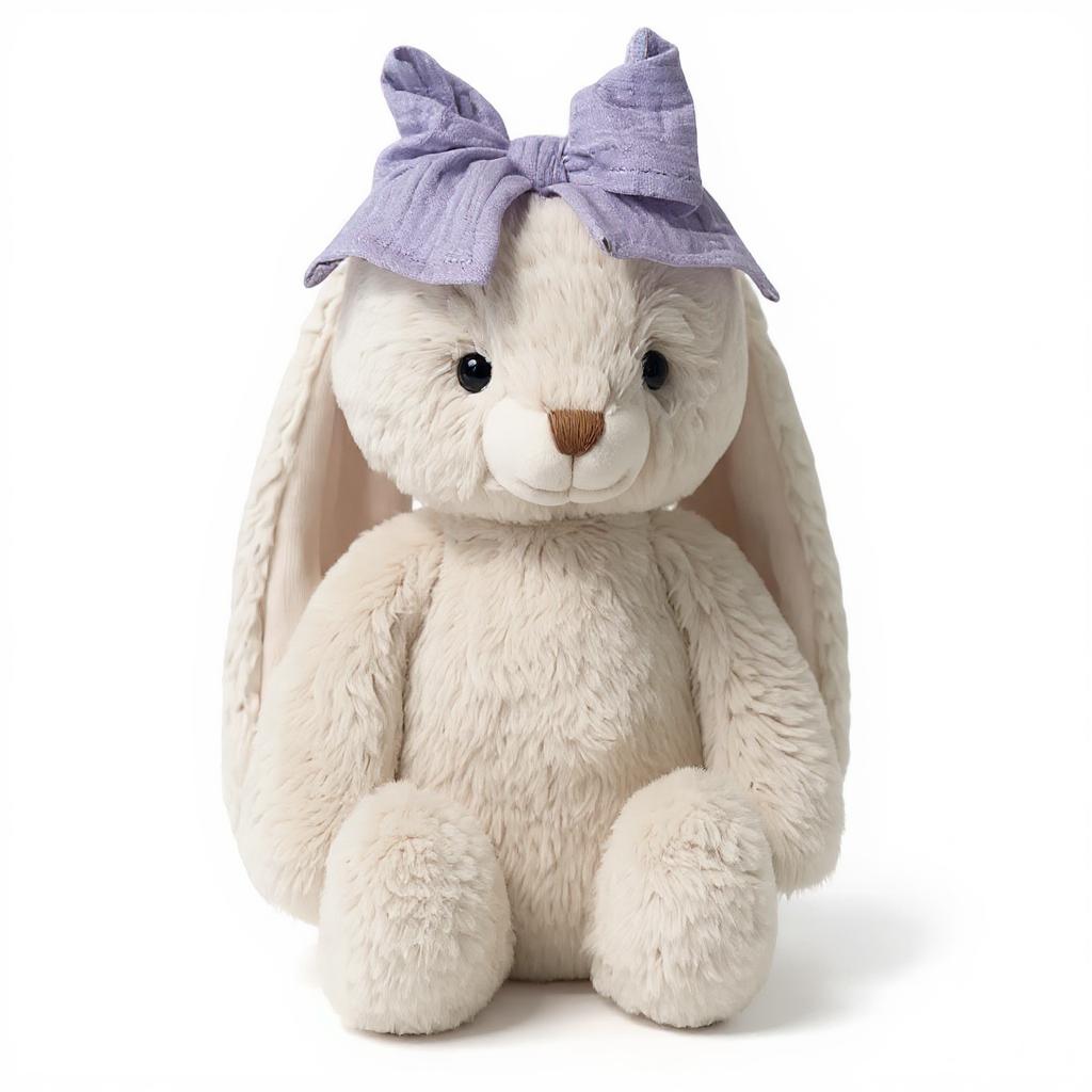 Marshyellow, White Hoppy Bunny, Lavender Cake Ribbon