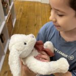 Marshyellow, White Cinnabun Rabbit, Chocolate Brownie Bow Tie - Gallery Image