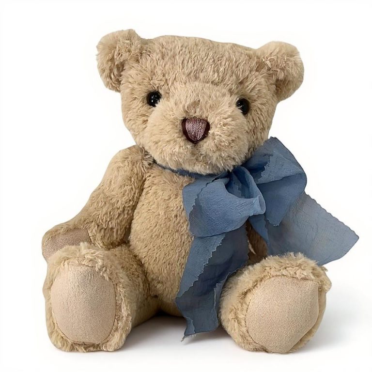 Marshyellow Coco Bear, Blue Scarf