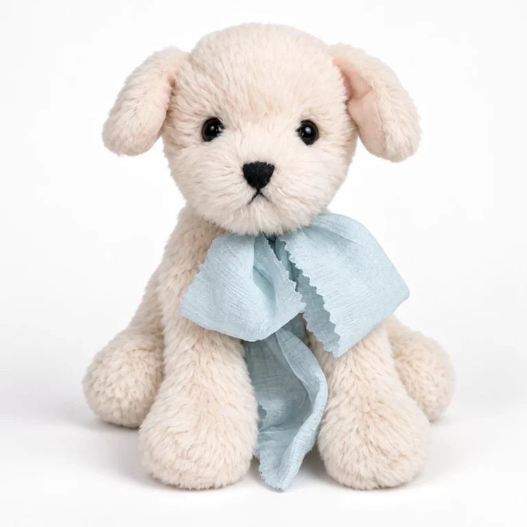 Marshyellow Oliver Puppy, Blueberry Scarf