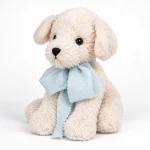 Marshyellow Oliver Puppy, Blueberry Scarf - Gallery Image