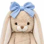 Marshyellow Hoppy Bunny, Sky Blue Ribbon - Gallery Image