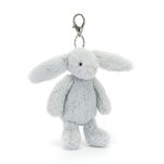 Jellycat, Bashful Silver Bunny Bag Charm