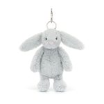 Jellycat, Bashful Silver Bunny Bag Charm