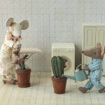 Maileg Watering can, Mouse – Light blue