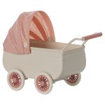 Maileg Pram, Mouse – Coral