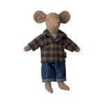 Maileg Dad mouse – Light brown