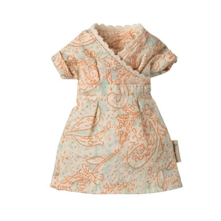 Maileg Mum Mouse Clothes – Dress with Lace Detail