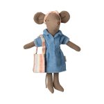 Maileg Denim dress and bag, Mum mouse