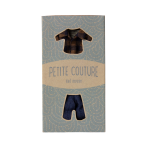 Maileg Brown checked shirt and pants, Dad mouse