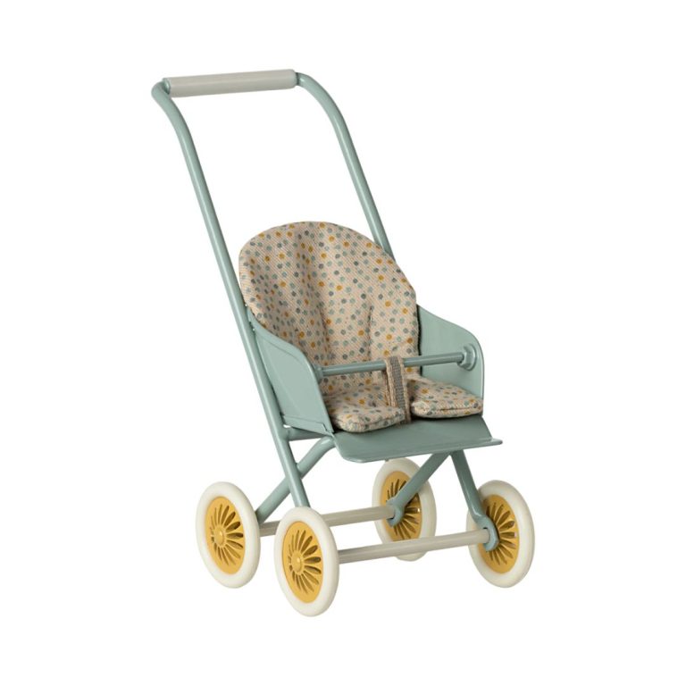 Maileg Stroller, Micro - Mint