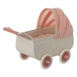 Maileg Pram, Mouse – Coral