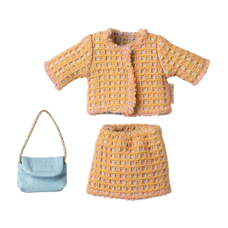 Maileg Mum Mouse Clothes – Suit with Handbag