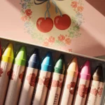 Konges Sløjd, Crayons Bees Wax 10pcs, Cherry Bow - Gallery Image