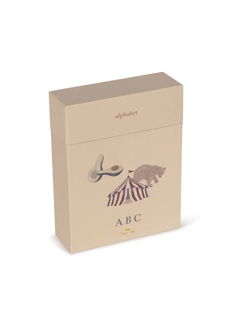 Konges Sløjd, Cardboard Learning Cards FSC, Alphabet