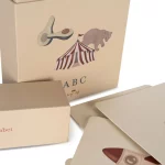 Konges Sløjd, Cardboard Learning Cards FSC, Alphabet