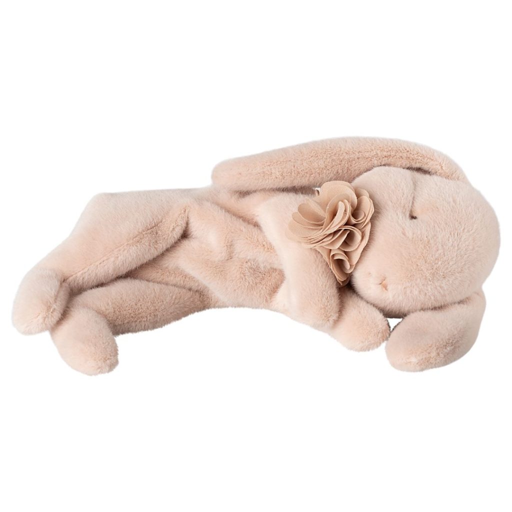 Maileg Sleeping bunny plush, Small – Powder