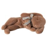 Maileg Sleeping bunny plush, Small – Soft brown