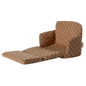 Maileg Sofa Bed, Mouse – Dots | Canapea Extensibilă pentru Șoricei, cu Buline