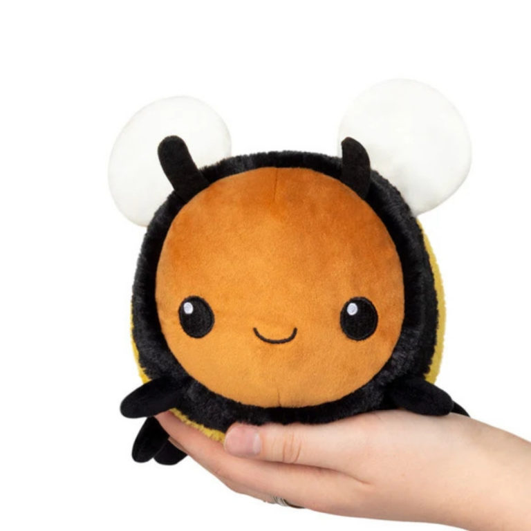 Squishable Snugglemi Snackers Плюшена Играчка Пухкава Пчела - продуктово изображение
