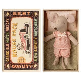 Maileg Little Sister Mouse In Matchbox