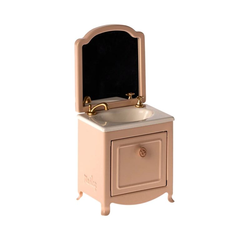 Maileg Sink Dresser, Mouse - Powder