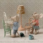 Maileg LouiMax and Stella, Little brother and sister mice - Gallery Image