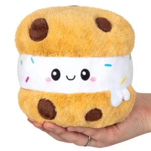 Squishable Snugglemi Snackers Jucărie De Pluș Sandviș De Înghețată Cu Biscuiți