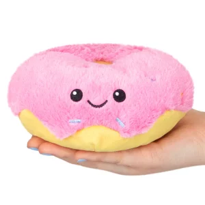 Squishable Snugglemi Snackers Pink Donut Plush Toy