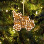 Christmas Ornament, Pickup Truck with Christmas Tree, My snowdrop - Gallery Image