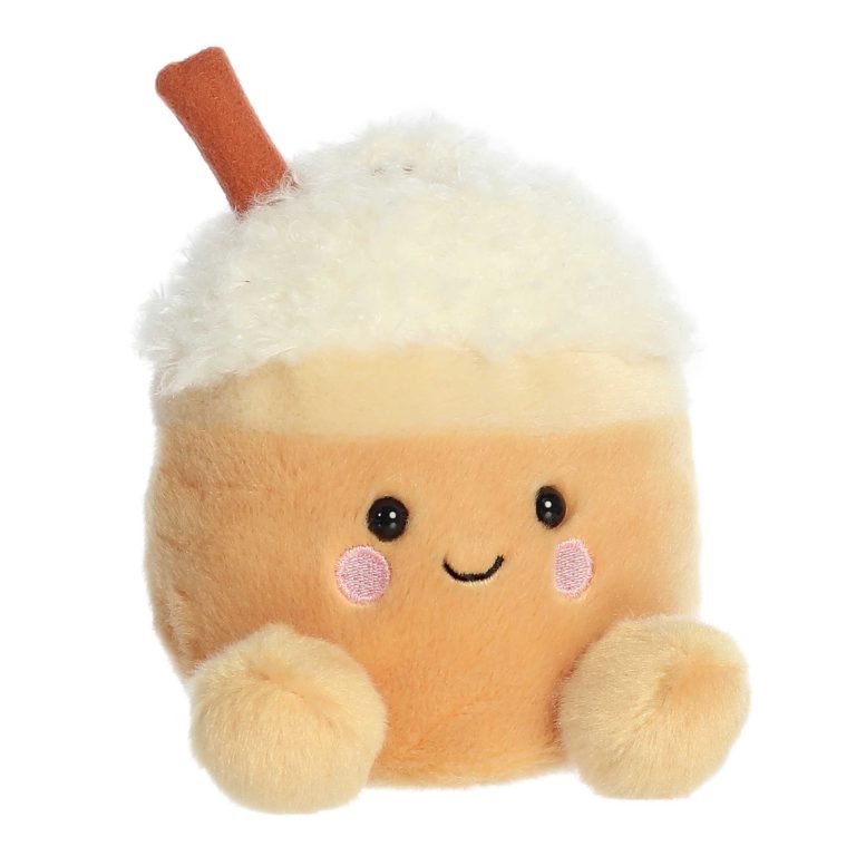 Palm Pals Speckle Pumpkin Spice Latte Plush Toy, 12.7 cm